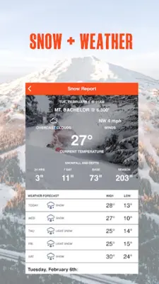 Mt. Bachelor android App screenshot 0